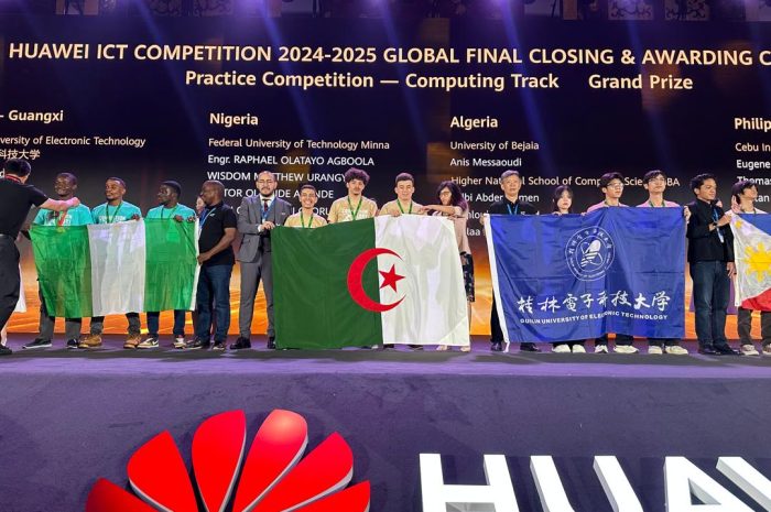 Succès sans précédent pour la Jeunesse algérienne <br> L&rsquo;Algérie brille à la finale mondiale du concours Huawei ICT 2025 en Chine
