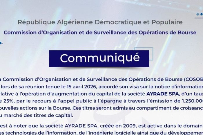 AYRADE SUR LES RAILS DE LA BOURSE D&rsquo;ALGER <br> QUAND LA TECH ALGÉRIENNE OUVRE SON CAPITAL AU GRAND JOUR