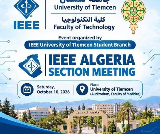 IEEE ALGÉRIE <br> UNE RÉUNION DE COORDINATION ORGANISÉE À L’UNIVERSITÉ DE TLEMCEN