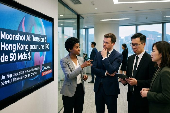 IPO de la pépite Moonshot AI <BR> 50 Milliards de dollars en jeu et un litige explosif à Hong Kong